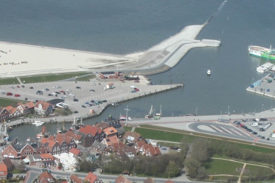 Luftbild Haus Hafenruh Neuharlingersiel